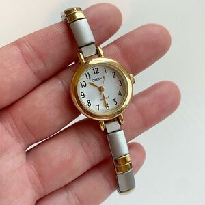 Silver and Gold Carriage Watch